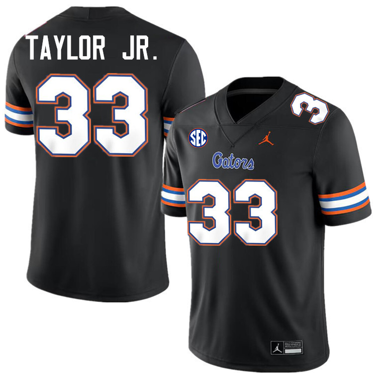 #33 Brien Taylor Jr. Gators Jersey,Florida Gators College Football Jerseys Stitched-Black  #33 Brien Taylor Jr. Gators Jersey,Florida Gators College Football Jerseys Stitched-Black